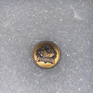 Vintage Rocky Mountain Elk Foundation 15th Anniversary Hunting Hat Lapel Pin